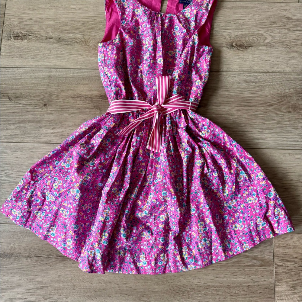 Polo by Ralph Lauren Pink Floral Kids Dress